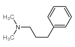 1-dimethylamino-3-phenylpropane structure