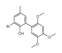 3-bromo-2-hydroxy-2',4',5'-trimethoxy-5-methylbiphenyl Structure