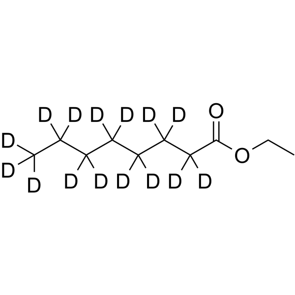 Ethyl octanoate-d15 Structure