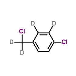 1-Chloro-4-[chloro(2H2)methyl](2,3-2H2)benzene结构式