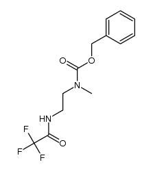 methyl-[2-(2,2,2-trifluoro-acetylamino)-ethyl]-carbamic acid benzyl ester Structure