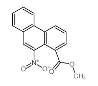 1-Phenanthrenecarboxylicacid, 10-nitro-, methyl ester Structure