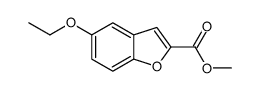 Methyl 5-ethoxy-1-benzofuran-2-carboxylate结构式