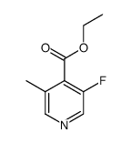 Ethyl 3-Fluoro-5-Methylisonicotinate Structure