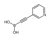 2-pyridin-3-ylethynylboronic acid结构式