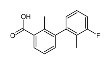 3-(3-fluoro-2-methylphenyl)-2-methylbenzoic acid结构式