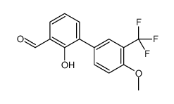 2-hydroxy-3-[4-methoxy-3-(trifluoromethyl)phenyl]benzaldehyde Structure