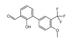 2-hydroxy-3-[4-methoxy-3-(trifluoromethyl)phenyl]benzaldehyde结构式