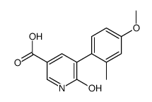 5-(4-methoxy-2-methylphenyl)-6-oxo-1H-pyridine-3-carboxylic acid Structure