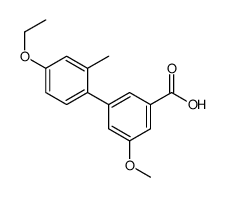 3-(4-ethoxy-2-methylphenyl)-5-methoxybenzoic acid Structure