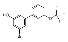 3-bromo-5-[3-(trifluoromethoxy)phenyl]phenol结构式