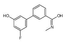 3-(3-fluoro-5-hydroxyphenyl)-N-methylbenzamide结构式