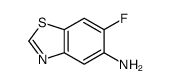 5-Benzothiazolamine,6-fluoro-(9CI) structure