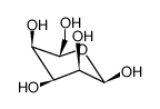 Talose-β-pyranosid结构式