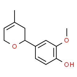 4-dihydromethyl-2H-pyran-2-yl guaiacol Structure