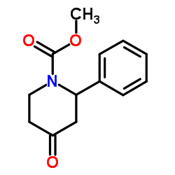Methyl 4-oxo-2-phenyl-1-piperidinecarboxylate Structure