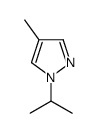 4-methyl-1-propan-2-ylpyrazole结构式