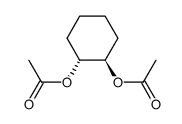 (1R,2R)-trans-1,2-cyclohexanediol diacetate结构式