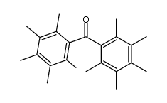 2,2',4,4',6,6'-hexamethylbenzophenone结构式