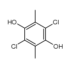 2,5-dichloro-3,6-dimethyl-hydroquinone Structure