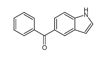 (1H-indol-5-yl)phenylmethanone结构式