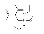 3-(triethoxysilylmethyl)pentane-2,4-dione Structure