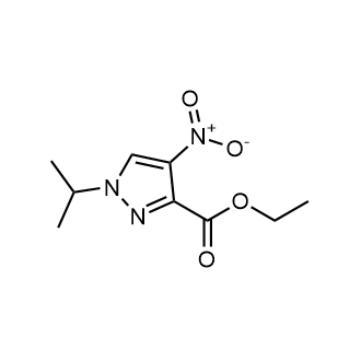 Ethyl1-isopropyl-4-nitro-1h-pyrazole-3-carboxylate Structure