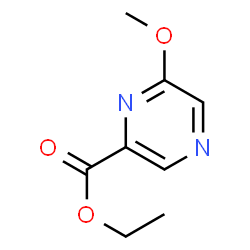 6-Methoxy-2-pyrazinecarboxylic acid ethyl ester结构式