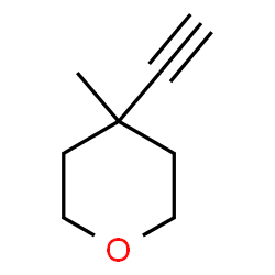 4-Ethynyl-4-methyltetrahydro-2H-pyran structure