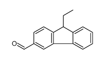 9-Ethyl-9H-fluorene-3-carbaldehyde结构式