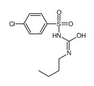 1-butyl-3-(4-chlorophenyl)sulfonylurea Structure