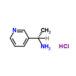 (S)-1-(pyridin-3-yl)ethanamine hydrochloride Structure