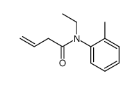 N-Ethyl-N-o-tolyl-allylcarbamid Structure