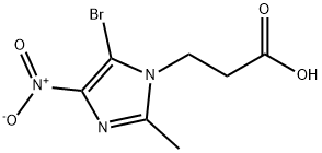 3-(5-bromo-2-methyl-4-nitro-1H-imidazol-1-yl)propanoic acid picture