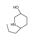 (3S,6S)-6-propylpiperidin-3-ol结构式