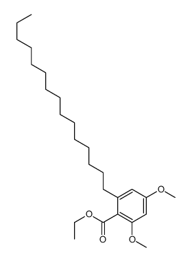 ethyl 2,4-dimethoxy-6-pentadecylbenzoate Structure