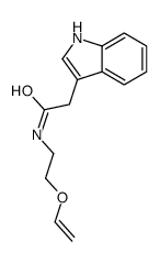 N-(2-ethenoxyethyl)-2-(1H-indol-3-yl)acetamide Structure