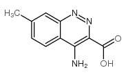 4-amino-7-methyl-cinnoline-3-carboxylic acid结构式