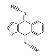 Naphtho[2,3-b]thiophene-4,9-diylidenebis-cyanamide结构式
