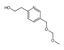 2-(5-((methoxymethoxy)methyl)-2-pyridyl)ethanol结构式
