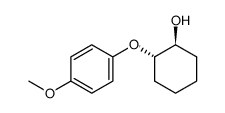 trans-2-(4-methoxyphenoxy)cyclohexanol结构式