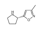 Isoxazole, 3-methyl-5-(2S)-2-pyrrolidinyl- (9CI) picture