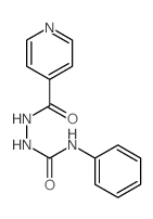 4-Pyridinecarboxylicacid, 2-[(phenylamino)carbonyl]hydrazide结构式