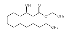 ETHYL (R)-3-HYDROXY-TETRADECANOATE结构式