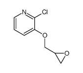 2-chloro-3-(oxiranylmethoxy)-pyridine Structure