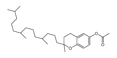[(2R)-2-methyl-2-[(4R,8R)-4,8,12-trimethyltridecyl]-3,4-dihydrochromen-6-yl] acetate结构式