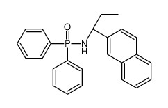 (1R)-N-diphenylphosphoryl-1-naphthalen-2-ylpropan-1-amine结构式