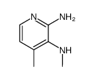 2,3-Pyridinediamine,N3,4-dimethyl-(9CI) structure