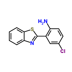 2-(1,3-Benzothiazol-2-yl)-4-chloroaniline结构式