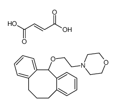 (Z)-but-2-enedioic acid,4-[2-(5,10,11,12-tetrahydrodibenzo[1,2-a:1',2'-e][8]annulen-5-yloxy)ethyl]morpholine Structure